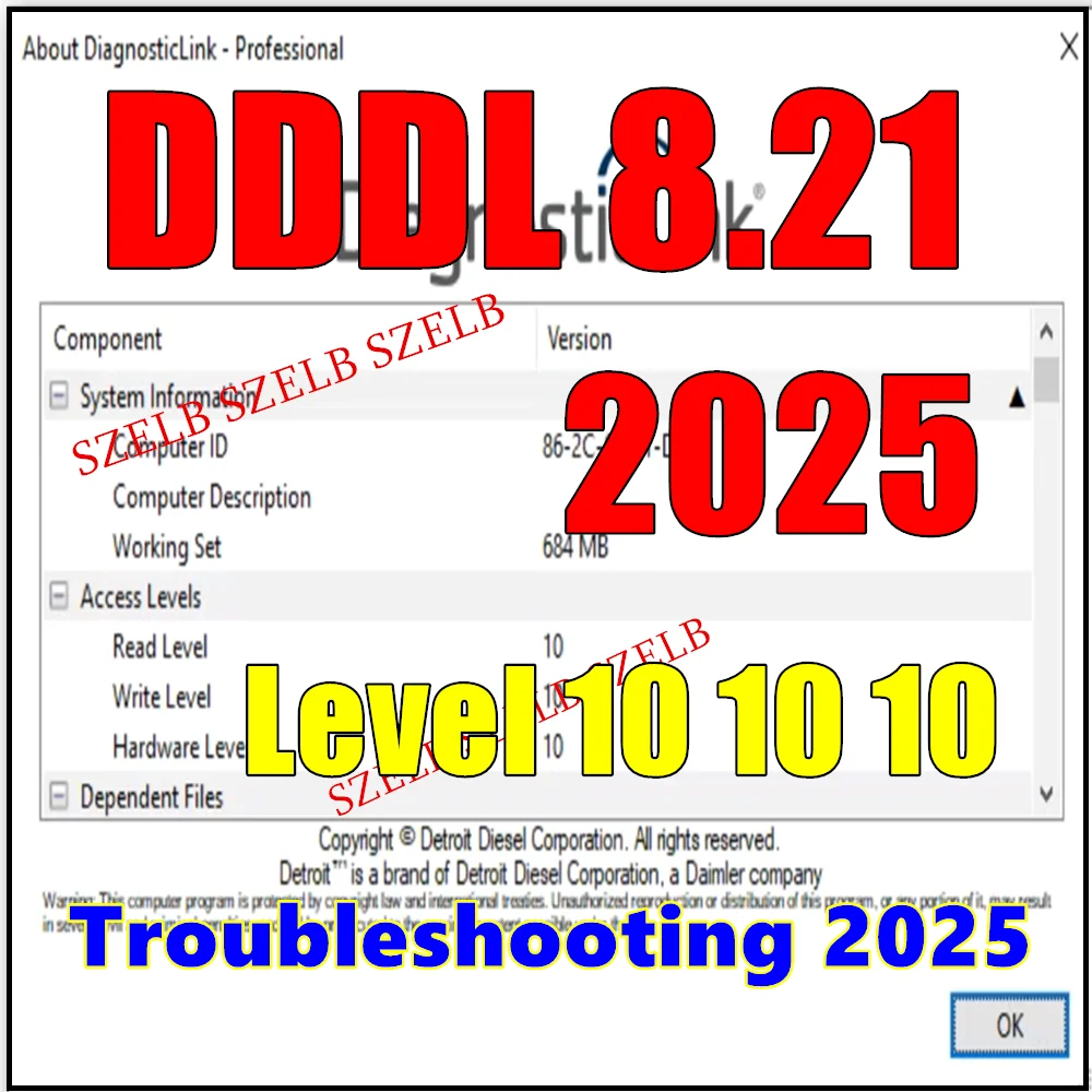 Фото Новейшая версия 2026 DDDL 8.24 [07.2026] Detroit Diesel Diagnostic Link Professional Level 10 + устранение неисправностей BackDoor DDCT DDRS DDEC №3