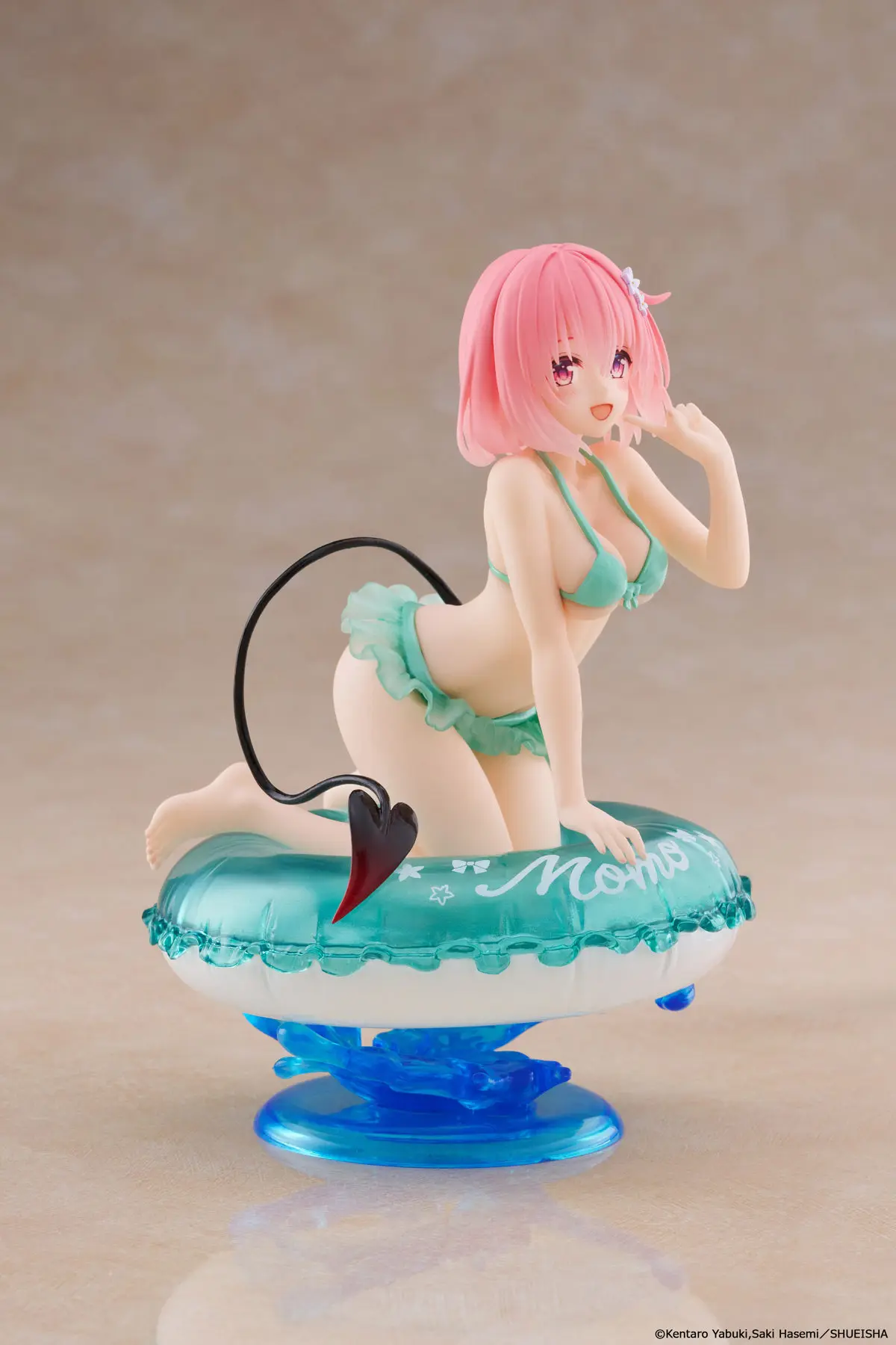 Фото В наличии: Коллекционная фигурка TAITO Aqua Float Girls AFG Momo Belia Deviluke в купальнике, настольная милая аниме-кукла, игрушка, подарок, модель №5