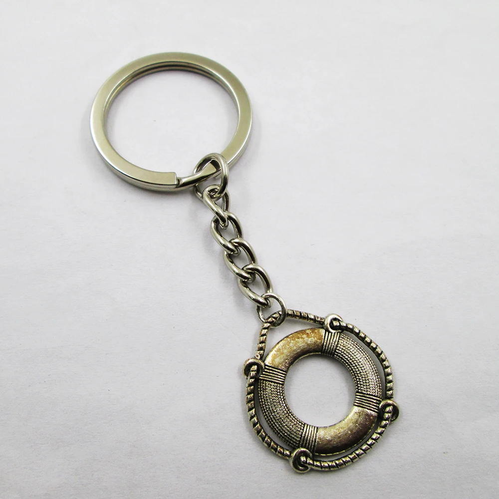 3 шт./лот античный серебряный спасательный амулет 22x24 м брелок с лучшей оборкой, подарок на день рождения, брелок с подвеской