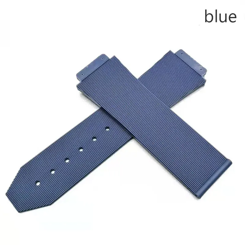 Suitable for Hublot watch silicone strap vertical stripe multi-color men's and women's watch accessories
