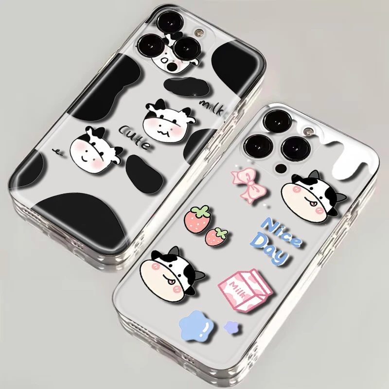 Мягкий чехол E9 с изображением коровы для Tecno POP 4 Pro 5 5P Camon 15 18 18T 18I 19 Spark 8P 8C 7T GO Pova 3 KD7