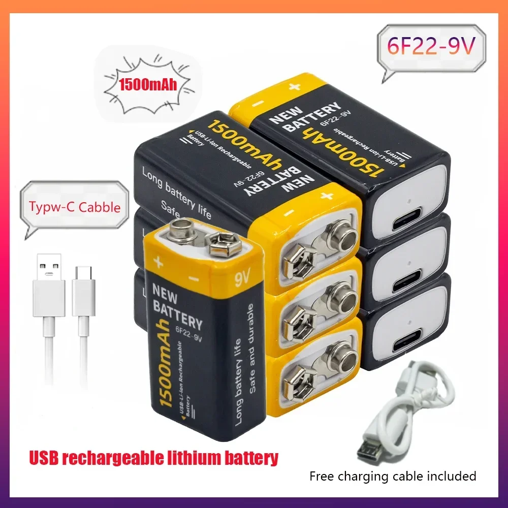 Перезаряжаемая литий-ионная батарея тип с порт для микрофона мультиметра