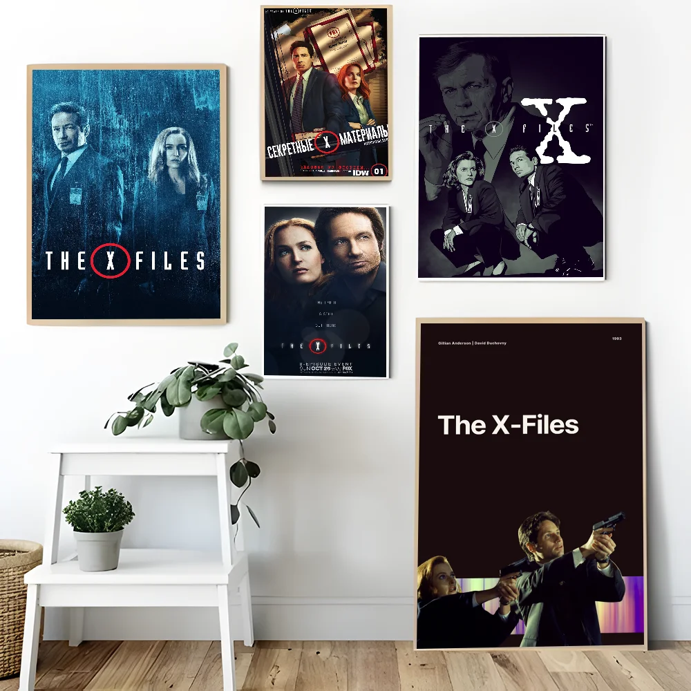 I WANT TO BELIEVE - The X Files Anime Posters Sticky Fancy Wall Sticker for Living Room Bar Decoration Decor