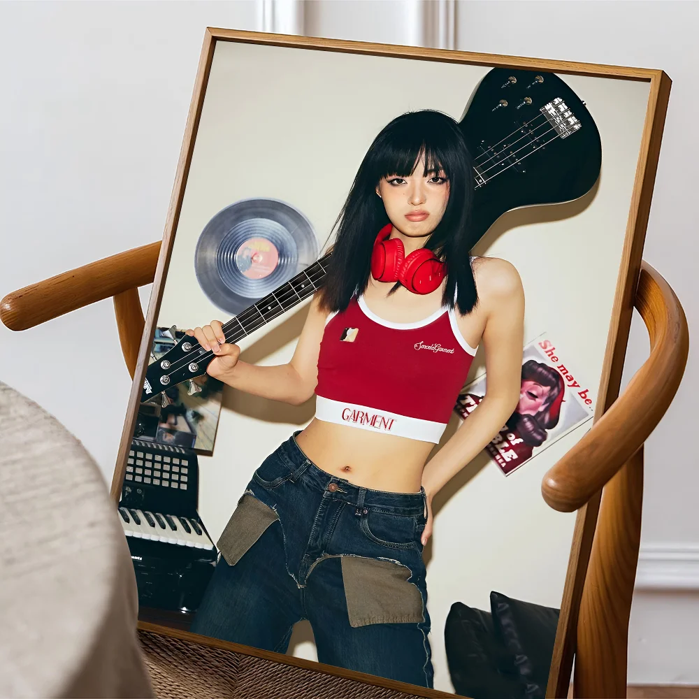 1 Шт. Kpop N-newjeans Ретро Наклейки Клейкая Крафт-бумага Плакат Для Домашнего Декора