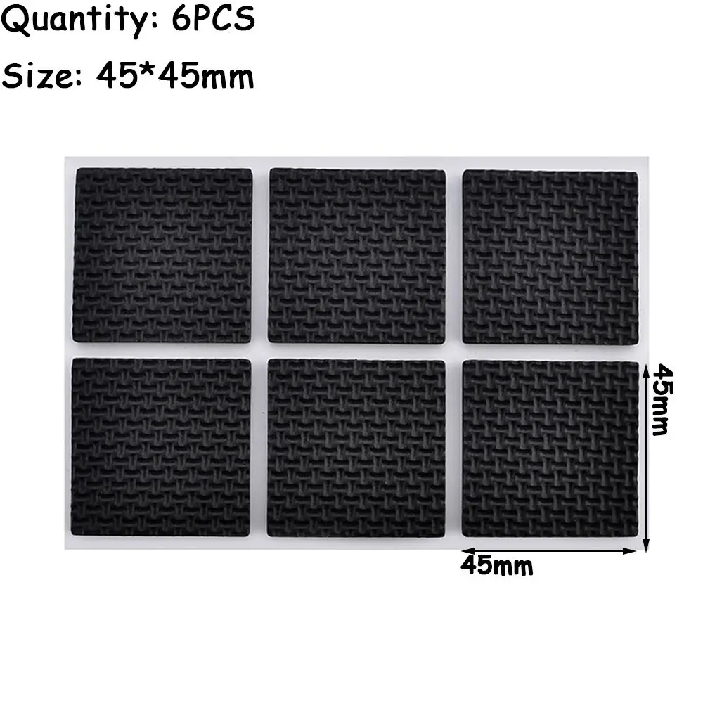 

1/2/6/15/24 шт. утолщенная фурнитура для стола и стула, самоклеящаяся защита для пола, подушечки для ножек мебели, противоскользящий коврик, противошумный