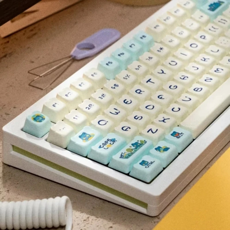 Набор из 122 клавиш колпачки для механической клавиатуры двухцветный инжекторный