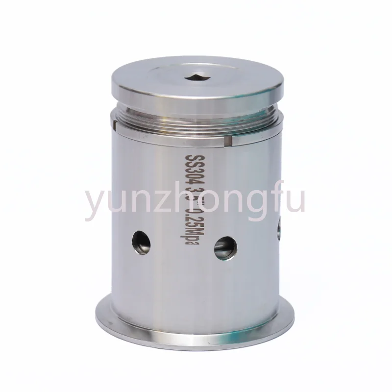 

Трехзажимный клапан 1,5 дюйма, наружный диаметр 50,5 мм, нержавеющая сталь 304, 0-1/2/3 бар, регулируемый вакуумный клапан для сброса давления