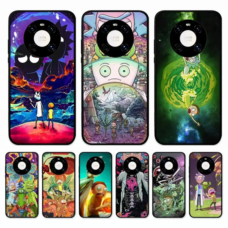 

R-Rick--M-Morties Phone Case for Huawei Mate 20 10 9 40 30 lite pro X Nova 2 3i 7se
