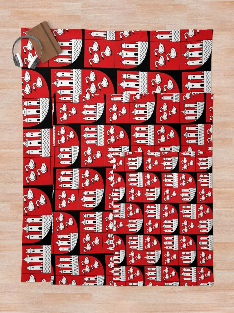 Герб Zwickau Германия Декоративное одеяло Роскошные тонкие одеяла