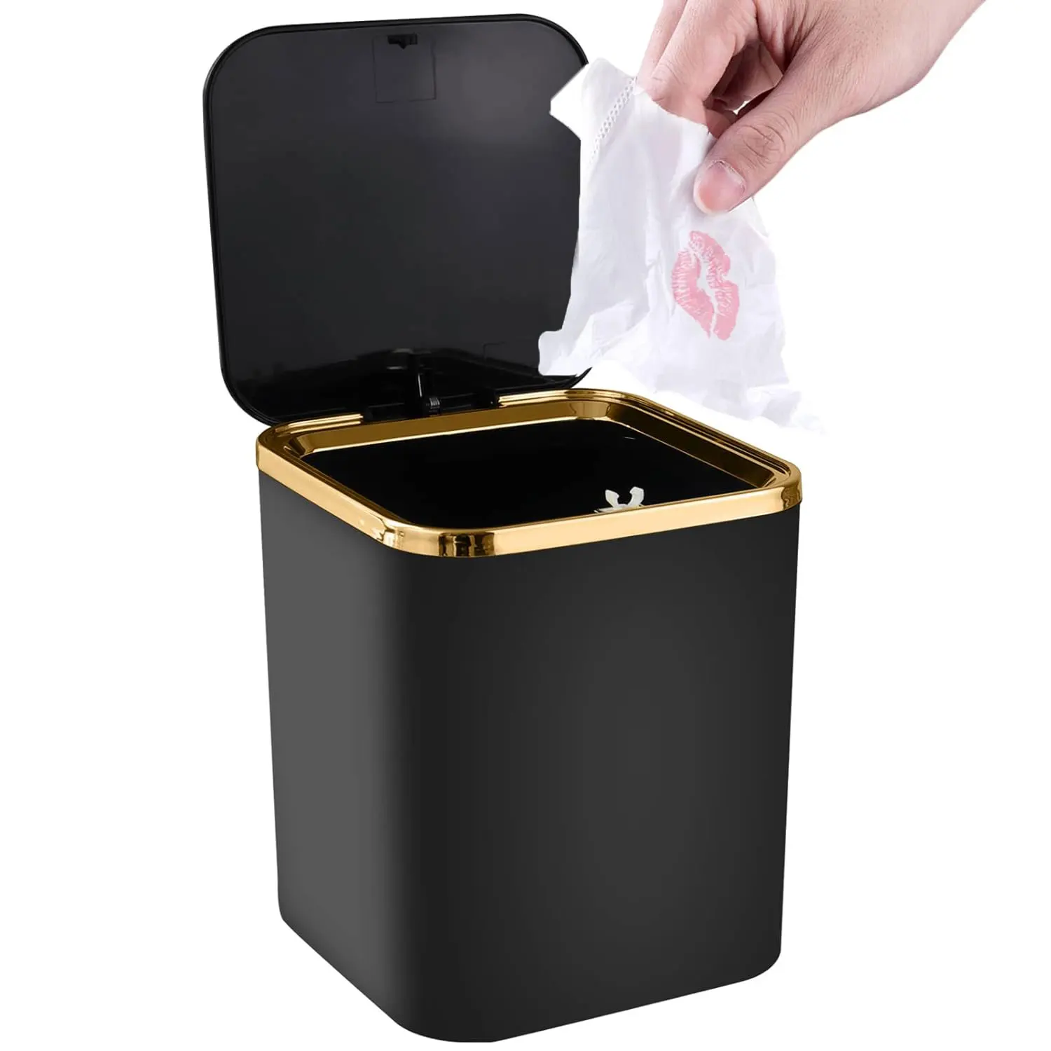 Мини-корзина для мусора с крышкой 2 л