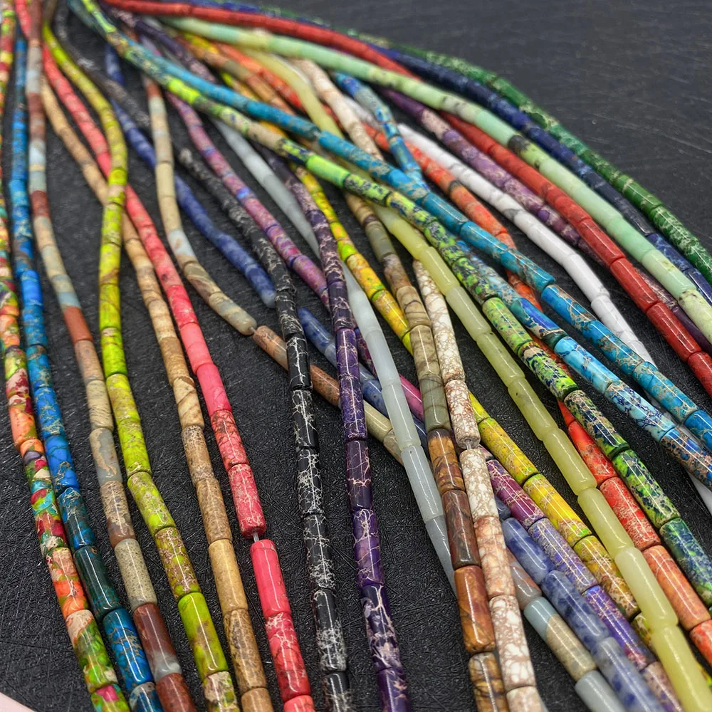 Имперские круглые цилиндрические бусины для изготовления ювелирных изделий