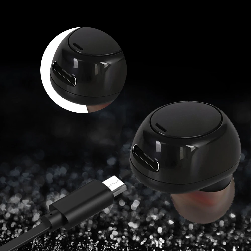 Фото X6 Mini Bluetooth 5.0 Наушники Спортивная игровая гарнитура с микрофоном Беспроводные наушники Handsfree Стерео наушники для всех телефонов №4