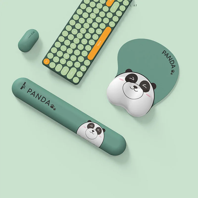 

Gaming Keyboard Wrist Rest Mouse Pad Hand Support Pad Set Memory Foam 3D Game Computer Laptop Mechanical Wrist Cushion Support