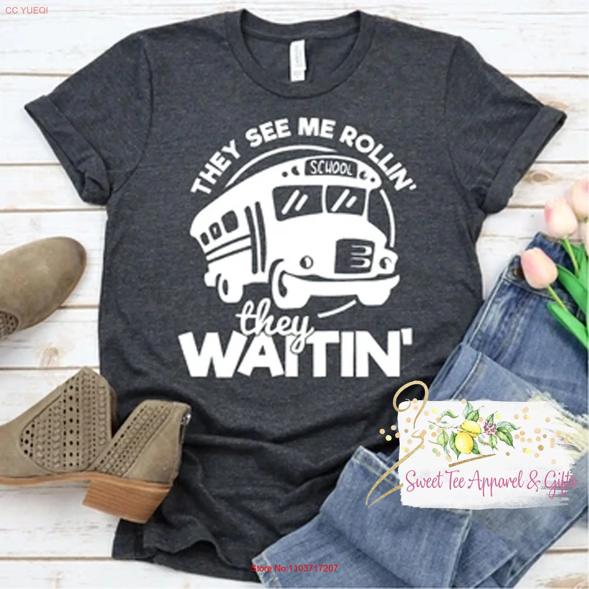 Футболка с длинным или коротким рукавом для водителя автобуса