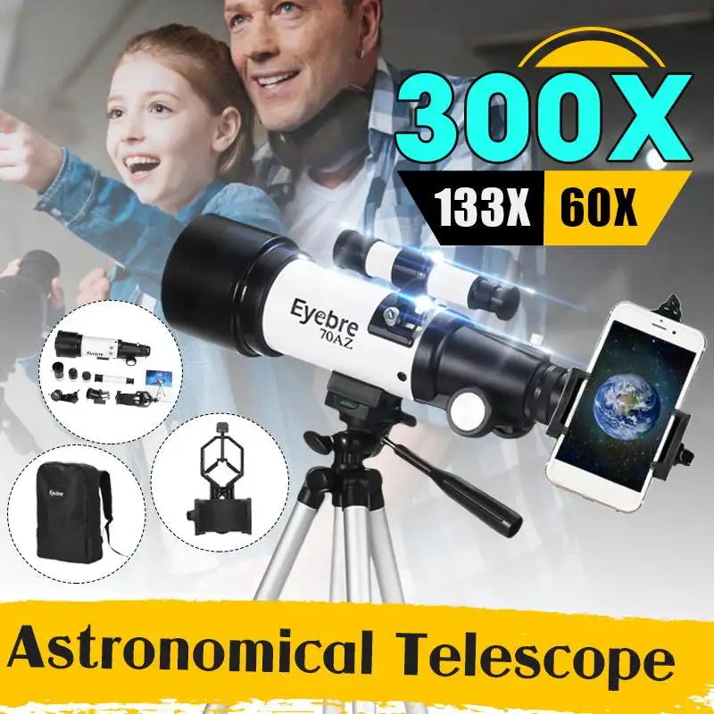 

336X Professional Astronomical Telescope With Tripod for Space Binoculars 300mm Large Diameter Monocular for Star Camping