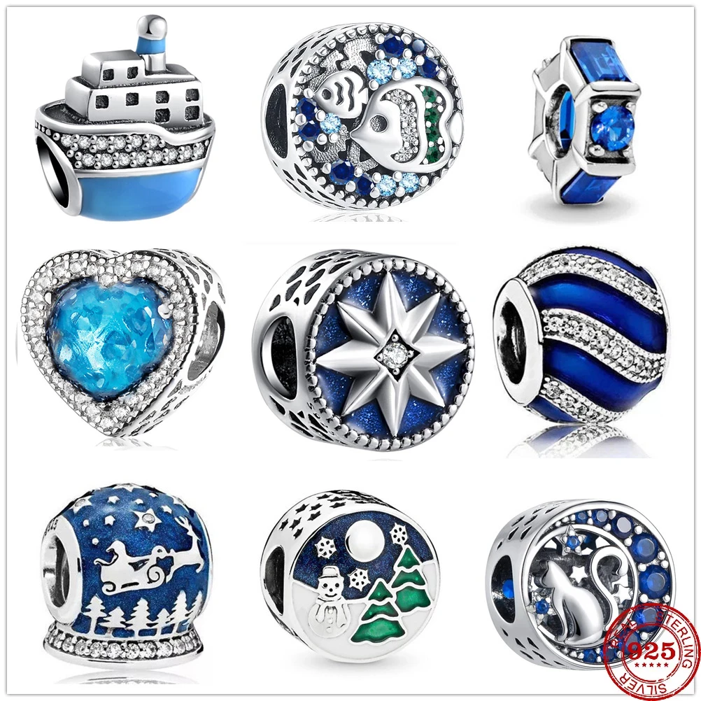 Бусина-Шарм Чайка для браслета серебристого цвета | Украшения и аксессуары