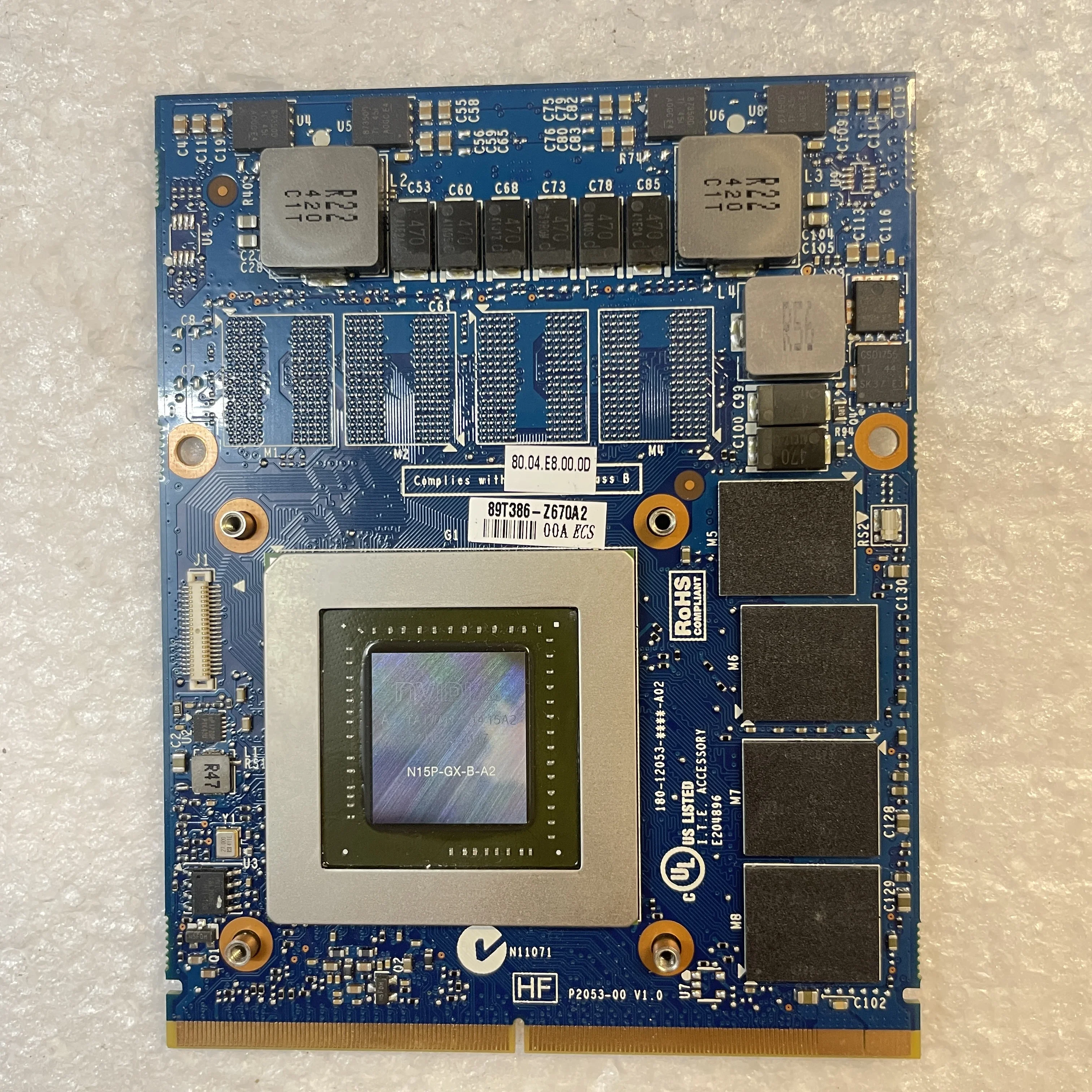Фото Видеокарта GTX860M N15P-GX-B-A2 MXM 3.0 DDR5 2G для ноутбуков DELL M15X M17X R4 R5 M18X R1 R2 GTX860 №2