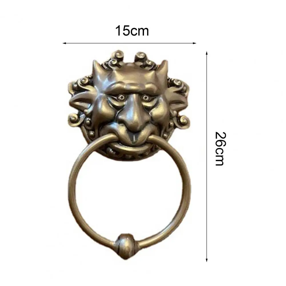 

Useful Door Ring Resin Decorative Delicate Antique Gate Handle Knocker Door Knocker Wear-resistant