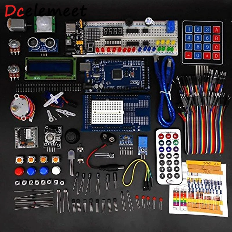 Electronic Projects Starter Kit for Arduino with Mega2560 LCD1602 | Car ...
