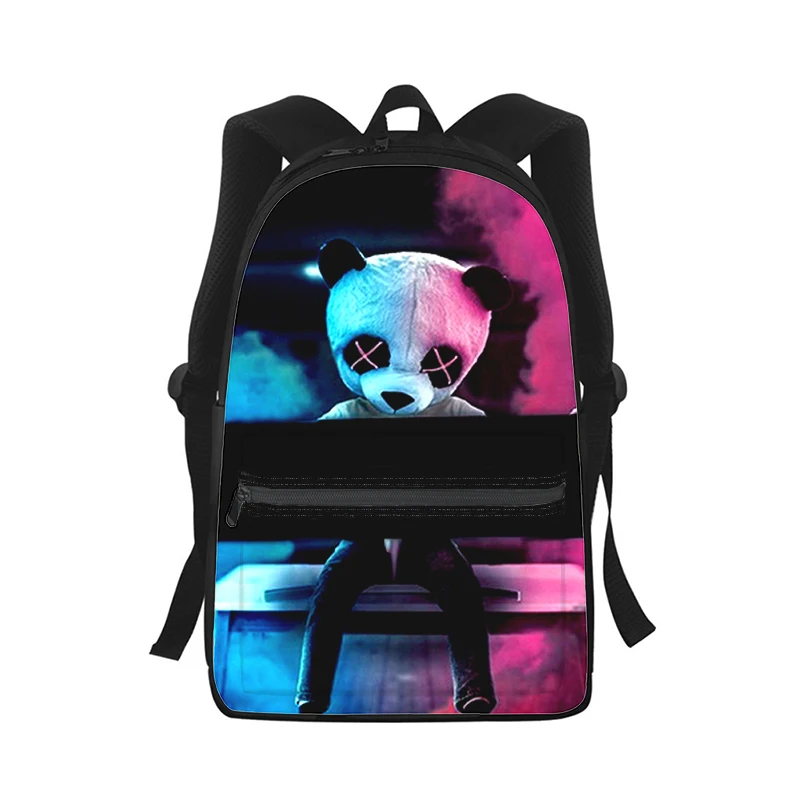 Street fashion panda Men Women Backpack 3D Print Fashion Student School Bag Laptop Backpack Kids Travel Shoulder Bag