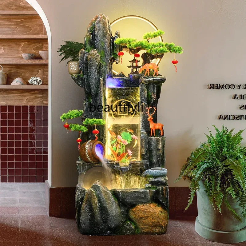 SSRockery фонтан с проточной водой орнамент циркулирующая вода гостиная офис фэн-шуй