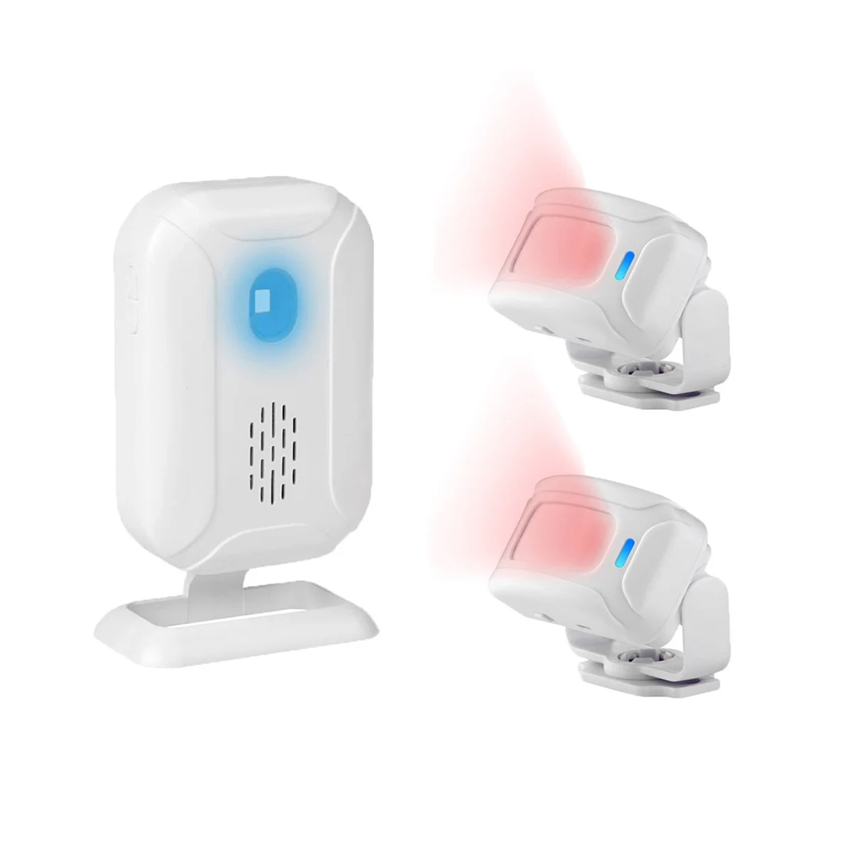 

Wireless Home Security Infrared PIR Motion Sensor Detector Alarm Bell Entry Alert System Shop Store Welcome Chime-A
