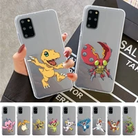 bandai digimon phone case for samsung a51 a52 a71 a12 for redmi 7 9 9a for huawei honor8x 10i clear case