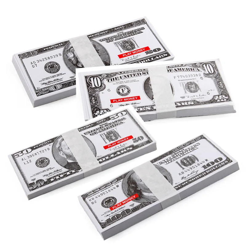 

Dollar Game Play House Commemorative Coin Pirate Gold Coin Photography 1, 10, 20, 50, 100 face value props banknotes