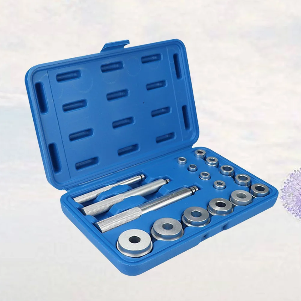 

17 Pcs Auto Car Accessories Truck Bearing Accessory Bearings Disassembling Too Detacher Removal Tool 38X28X8cm Blue Tire Change