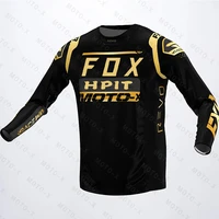 2022 new team mtb motocross jersey maillot dh cycling downhill jersey racing moto long cycling jersey hpit fox long sleeve