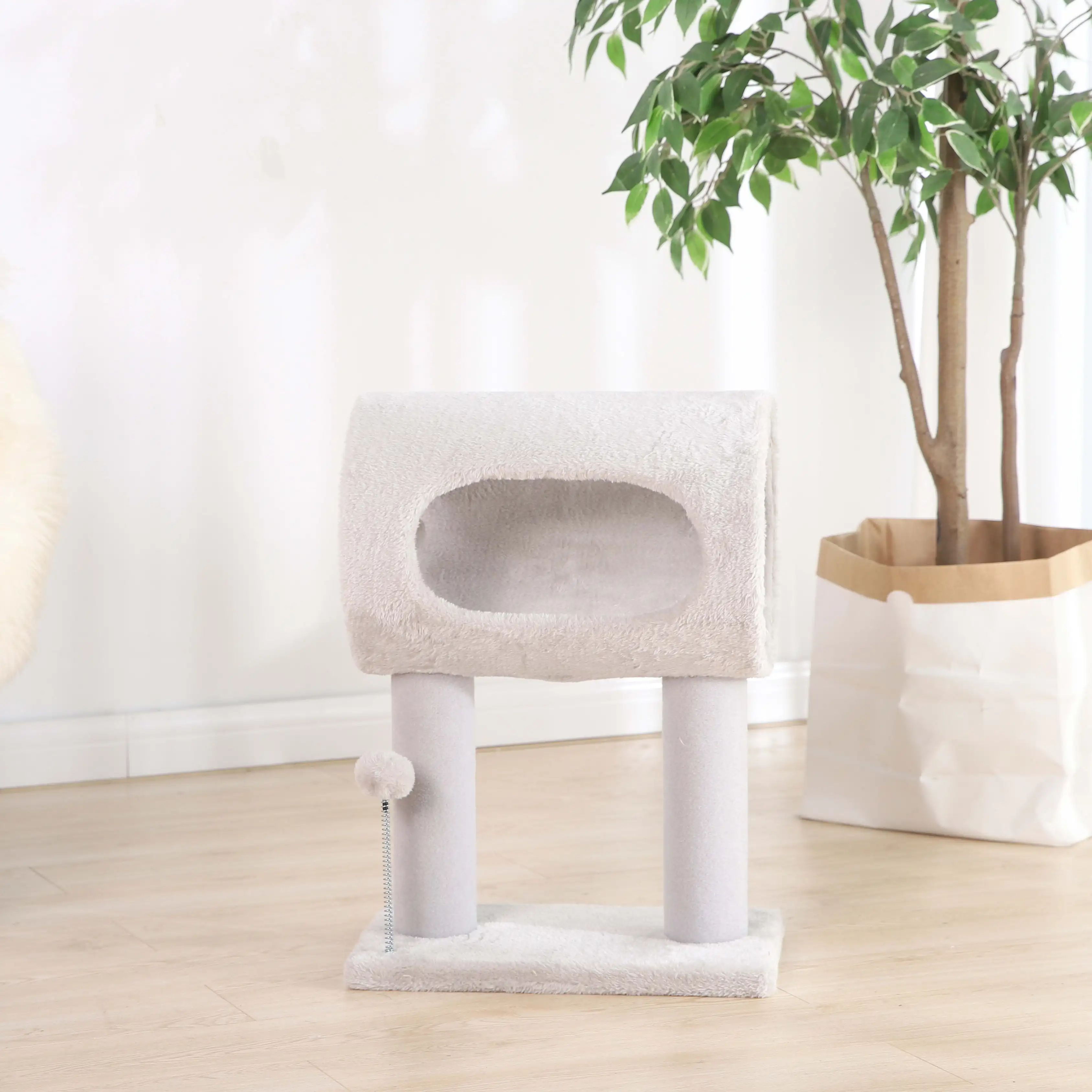 

Elevated Cat Tunnel Bed, 20", Small, Gray