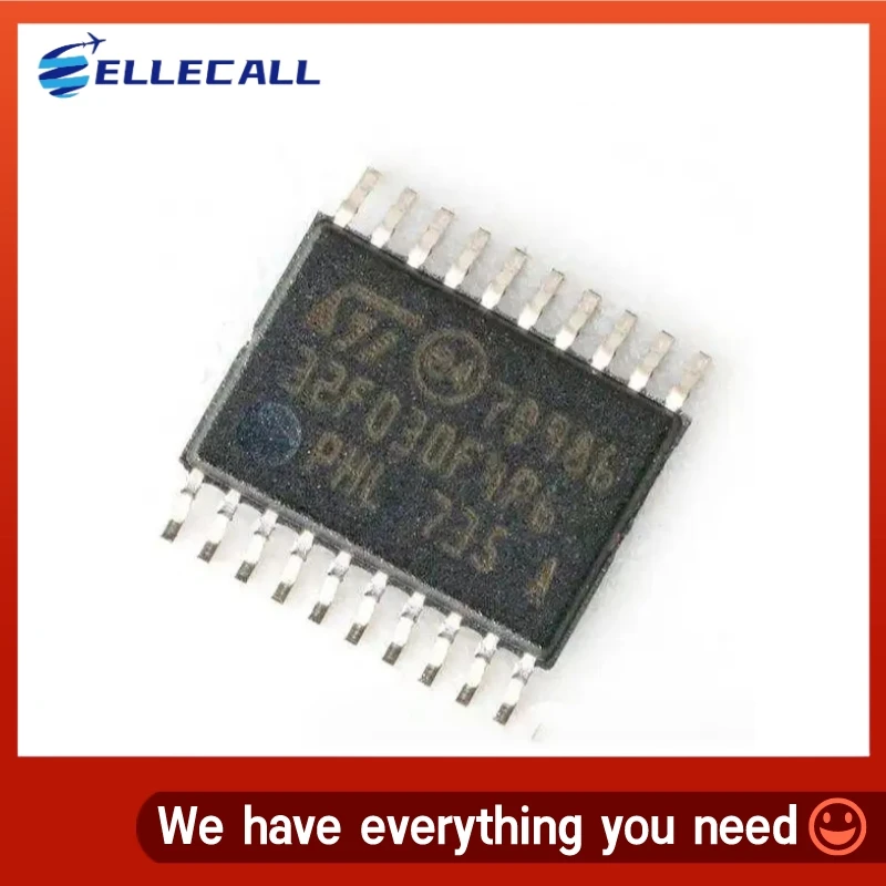 

10Pcs STM32F030F4P6 Package TSSOP-20 48MHz/16KB Flash 32-bit Microcontroller Chip ICs
