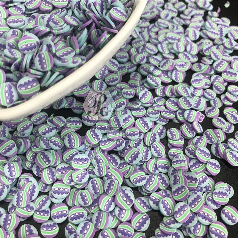 

PrettyG 100g Pack Mixes Slices Supplies Polymer Soft Clay DIY Decoration for Resin Nail Art Slime Cake Dessert Ege-U