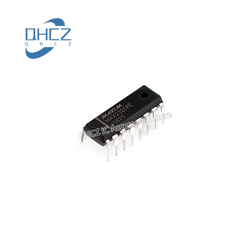 

10pcs/lot MAX232CPE MAX232EPE DIP-16 MAX232 serial communication conversion chip New and Original In Stock