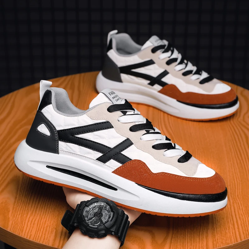 

2022 Men Sport Shoes Ins Korean Style Sneakers Casual Breathable Walking Running Shoes for Men Low Top Shoes Fashion Sneakers