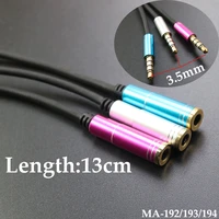 4pole 3 5mm headphone extension cable male to femal metal 13cm cable audio jack 3 5 for computers mp3 earphone audio extension