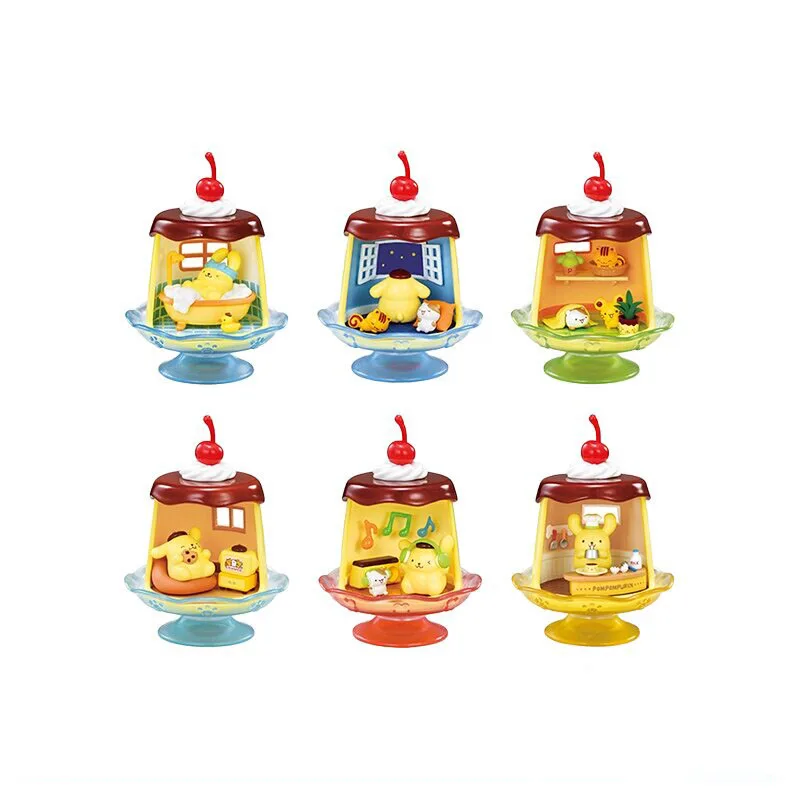 Фото Коллекционная миниатюрная фигурка Rement Sanrio: Оригинальная серия, милые аниме-куклы, игрушки-антистресс, подарок (слепая коробка) №4