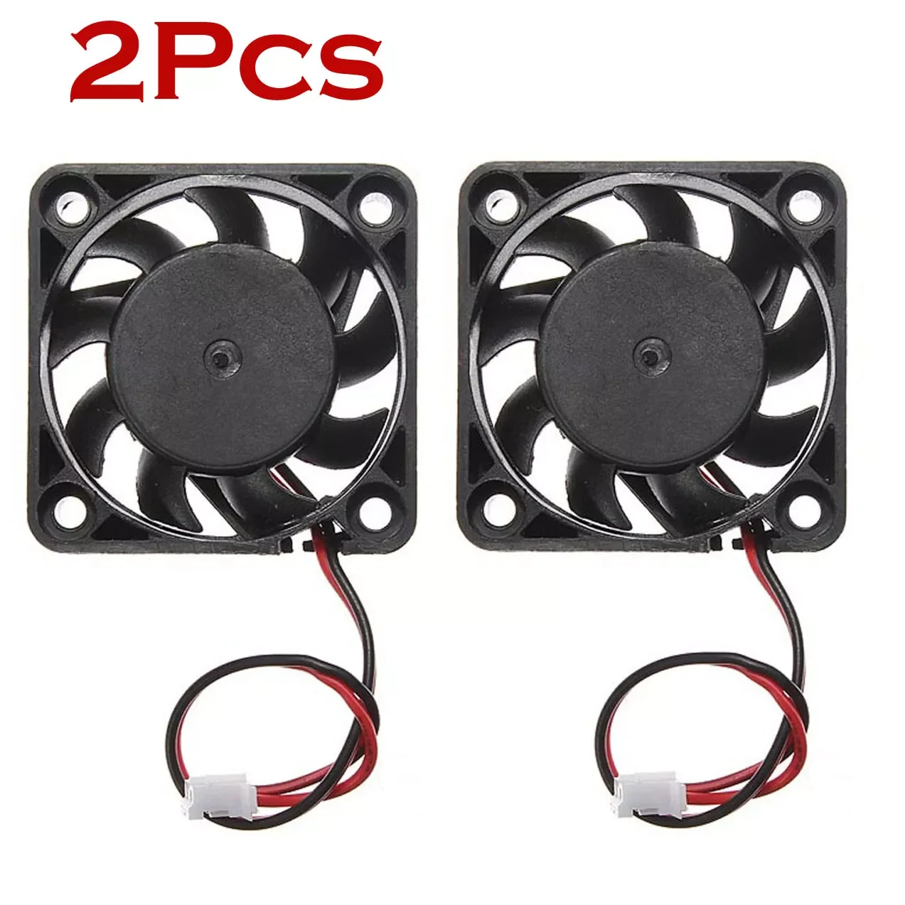 

2Pcs Case Fan 12V Computer Cooling Fan PC Case Fan 40mm x 10mm DC Brushless 2-pin High Quality Fans for Computer Cooler J10
