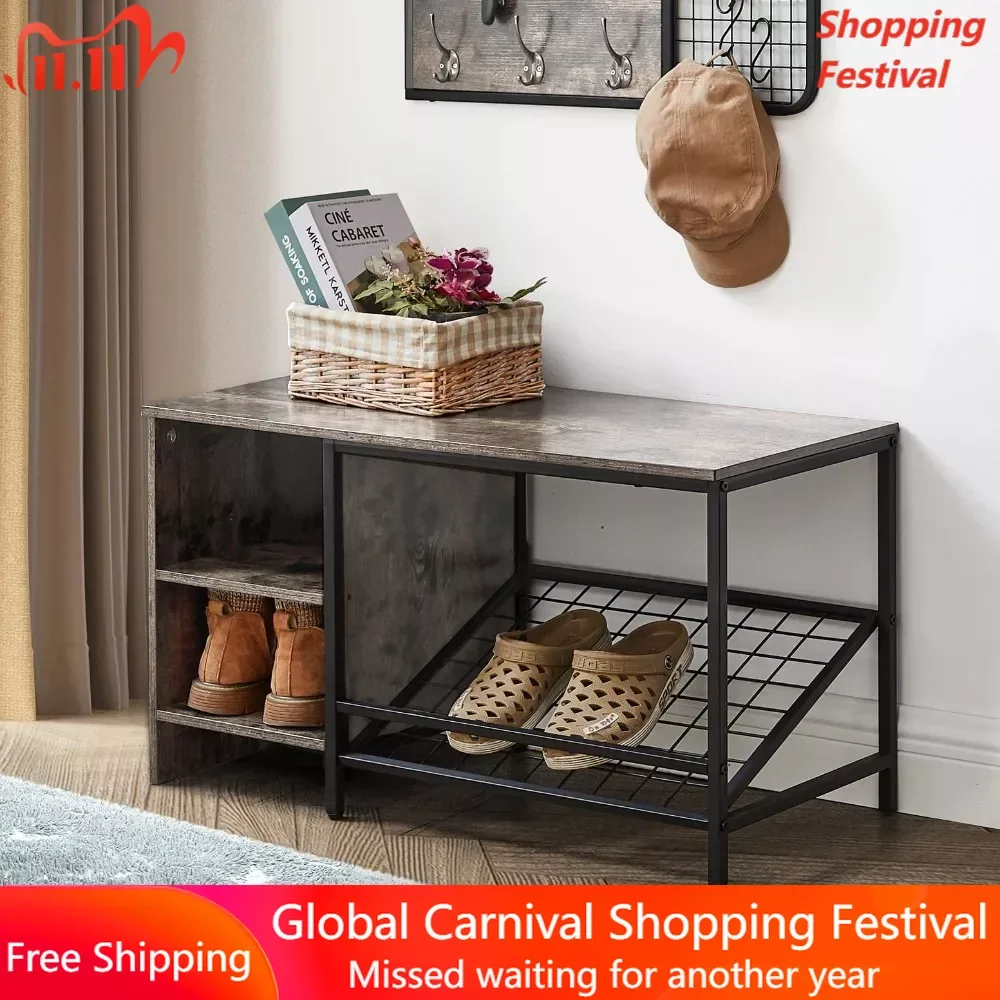 

Органайзер для обуви, стойка для обуви для прихожей, серый, бесплатная доставка, шкаф для обуви с полками для пальто, шкафы для гостиной, обувной шкаф для дома