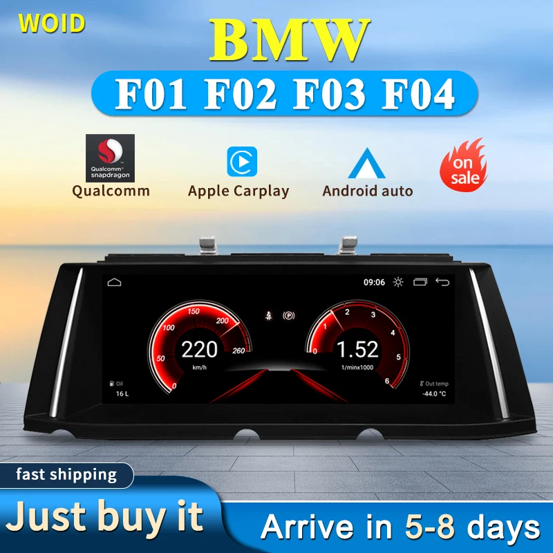 

WOID Qualcomm Snapdragon 8G 64G Android Auto Carplay For BMW 7 Series F01 F02 F03 F04 Car Video Player Smart Stereo Gps Screen
