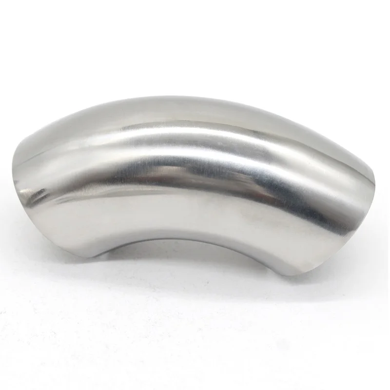SS304 SS316L Нержавеющая сталь ГОРЯЧИЙ колено для санитарной сварки 90-градусный