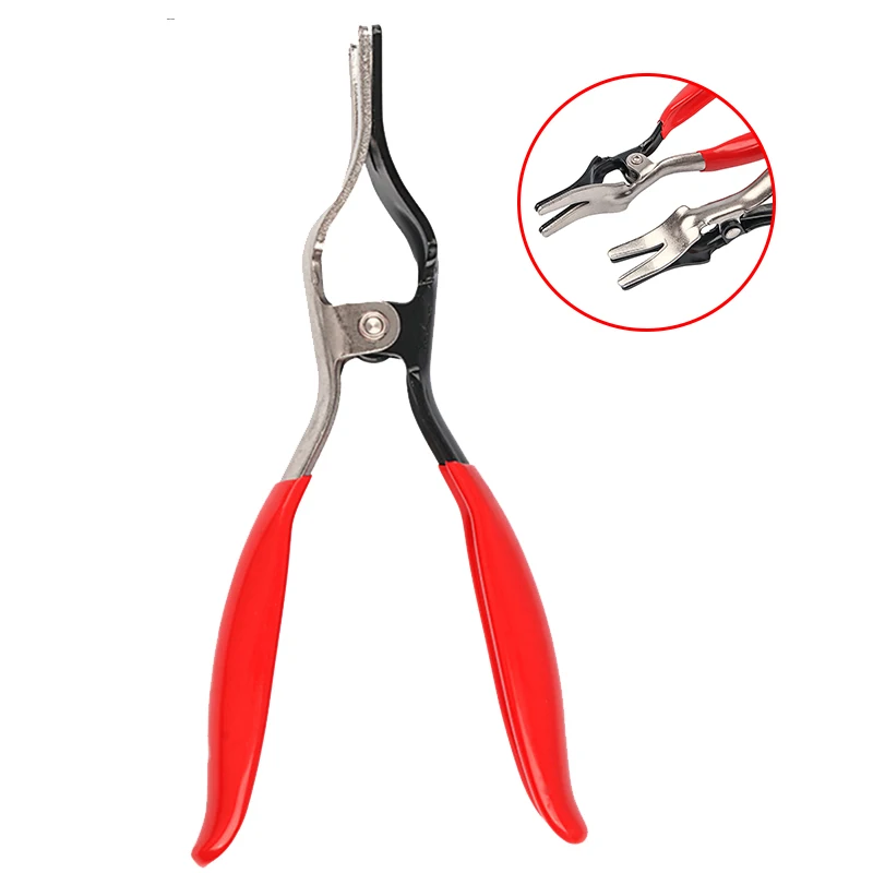 

Automobile Universal Angled Fuel Vacuum Line Tube Hose Remover Separator Pliers Pipe Tools Joint Tightening Pliers Removal Tool