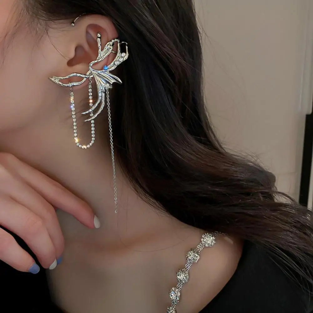 

1 шт., жемчужные серьги-каффы в стиле панк