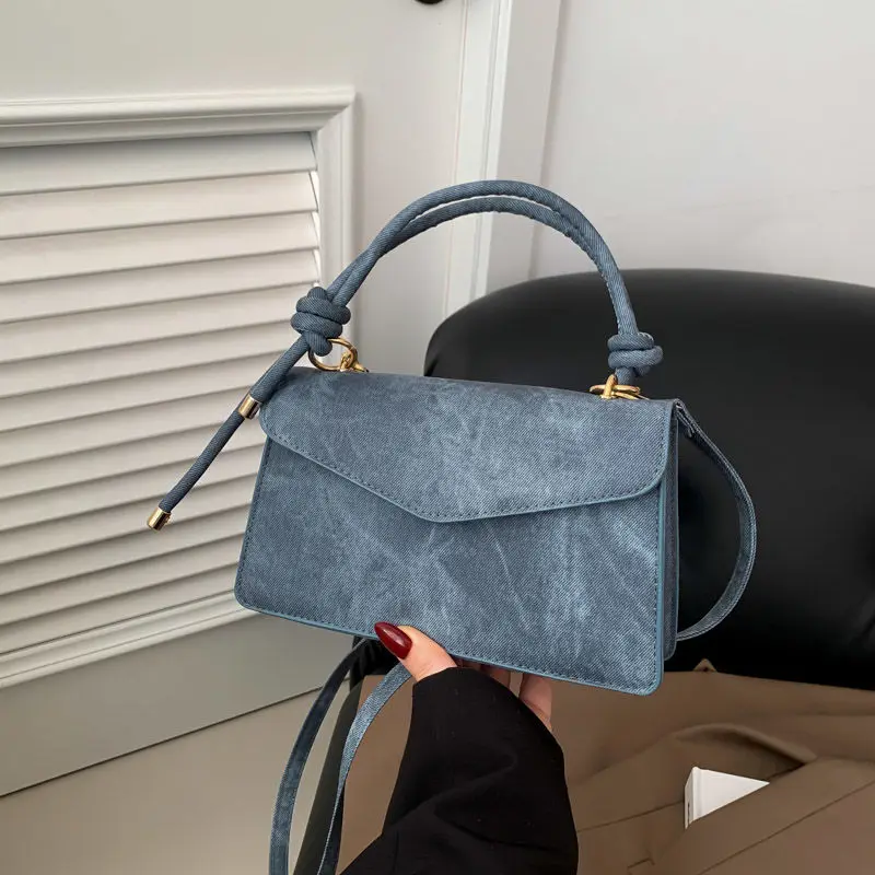 Новая синяя стильная простая Высококачественная портативная маленькая