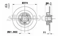 

Store code: AD0286 inner bearing rear brake disc mirror KANGOO II 1.5dCI