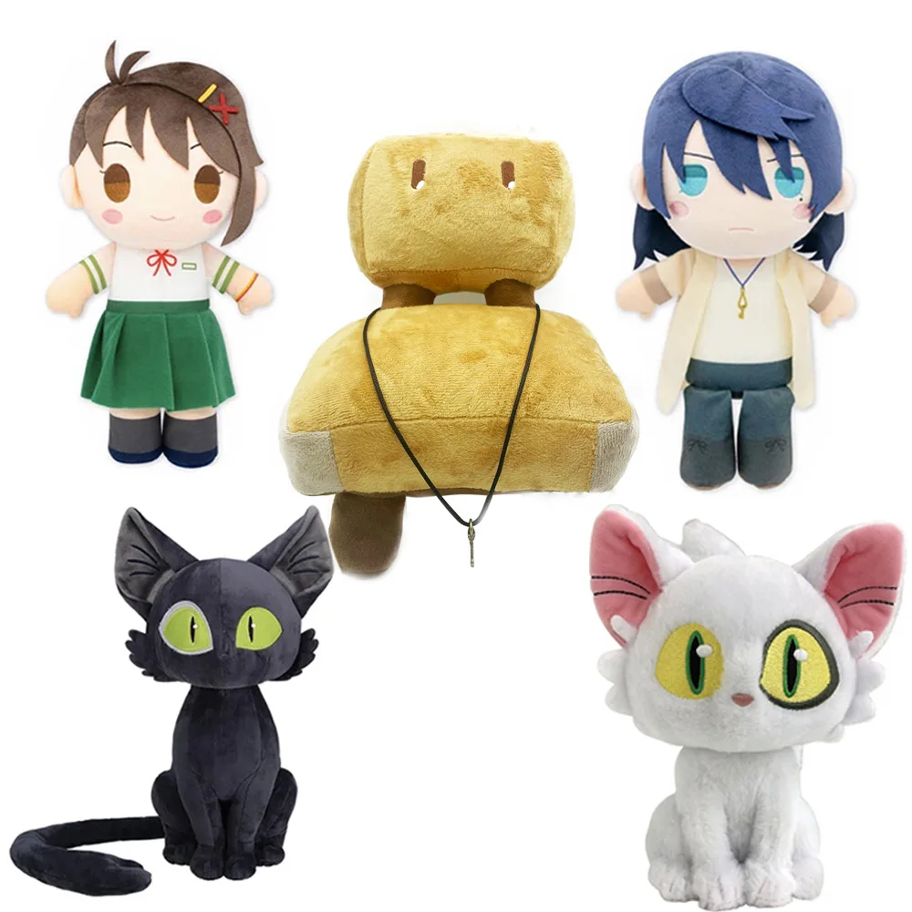 

Cute Anime Cat Suzume No Tojimari Plush Toys Soft Stuffed Cartoon Dolls Peluche Toy for Kid Birthday Gift Home Room Decor