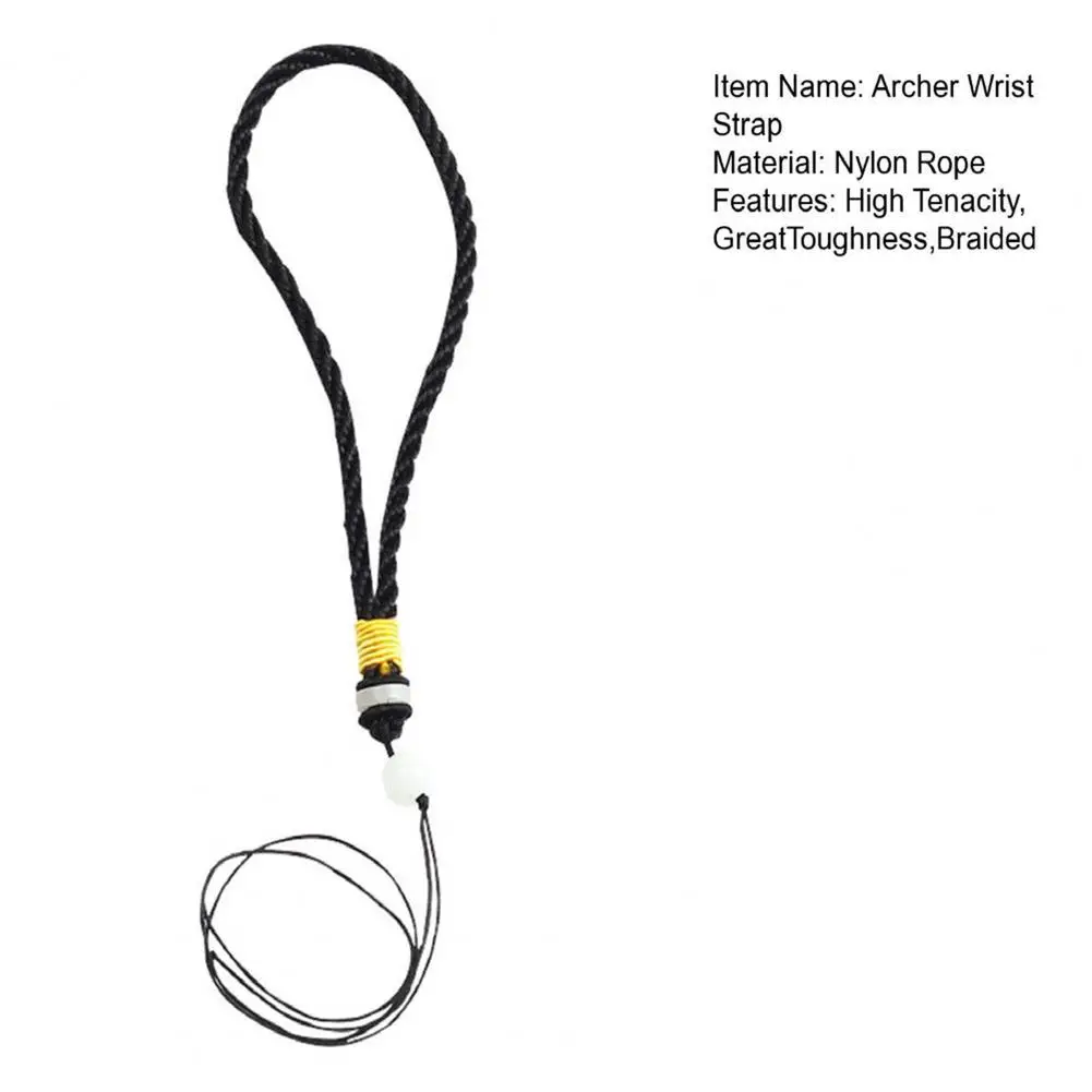 

Archery Retro Braided Wrist Strap Dispenser Anti-lost Nylon Rope Archery Equipment Accessories For Men Women