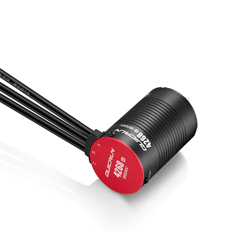 Фото НОВЫЙ Бесколлекторный двигатель HOBBYWING QuicRun 4268SL G2 2600KV / 4274SL G2 2000KV для радиоуправляемых внедорожных багги и грузовиков масштаба 1/8 №5