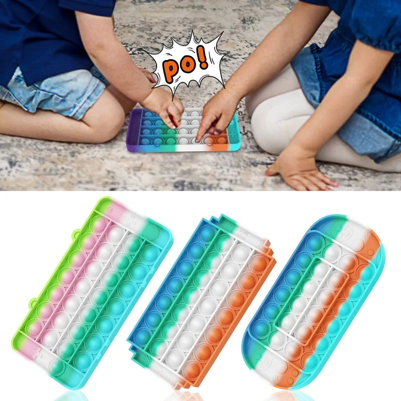 

Hot Push Bubble Fidget Toys Adult Stress Simple Dimple Relief Antistress Toy Squishy Gift Stress Relief Toys for Children