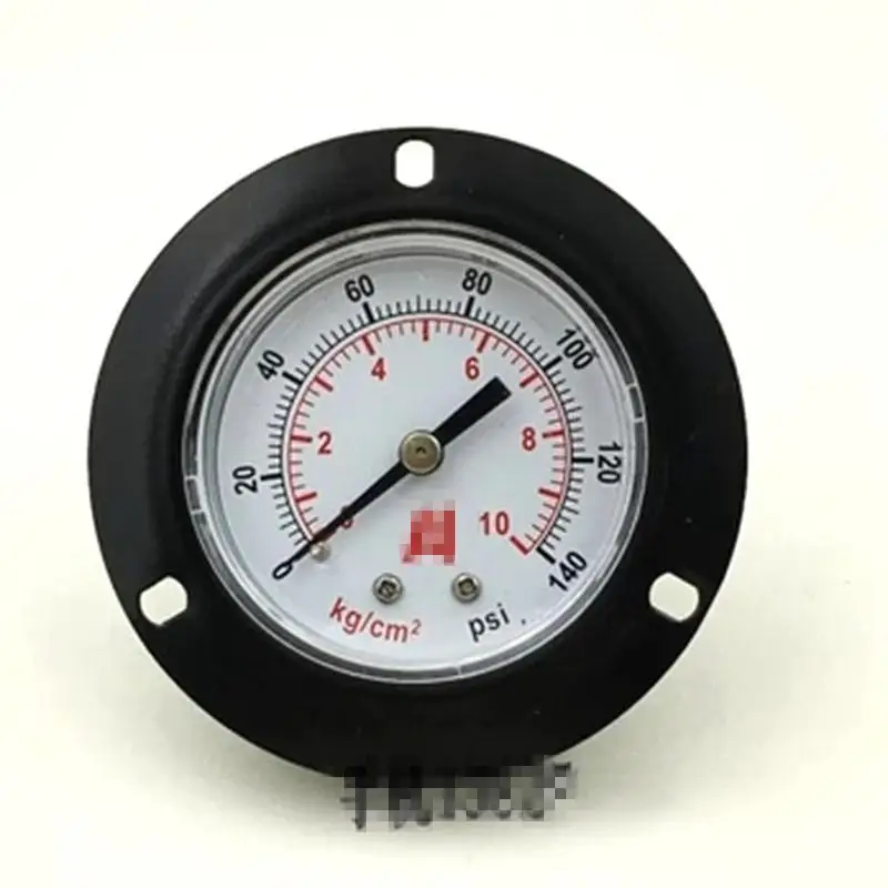 G1/4 &quot50 мм 0-140 PSI Воздушный манометр циклическое осевое крепление с краем
